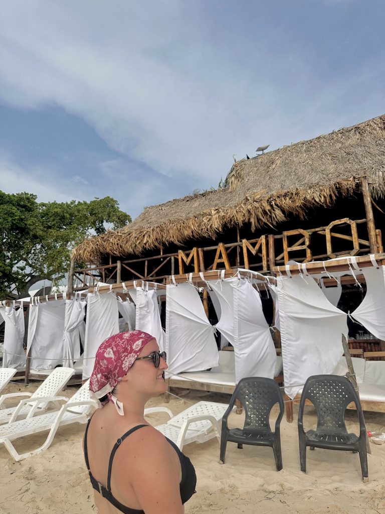 Beach club en Playa Blanca, Isla Barú, Islas del Rosario